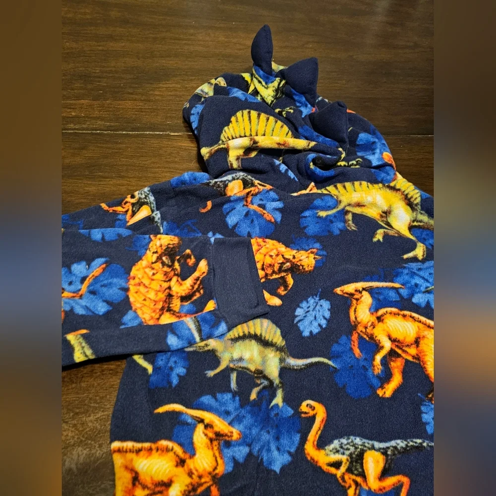 Place Kids Dinosaur Pajama Set - Blue and Orange